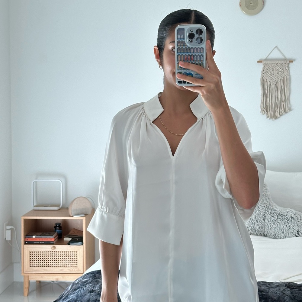 H&M Classic White Blouse